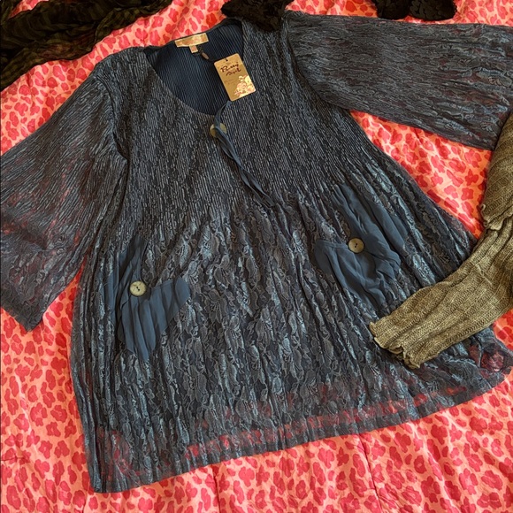 Pretty Angel Whimsygoth fairycore BUNDLE Large One Size dress, sweater, scarf - Picture 2 of 9